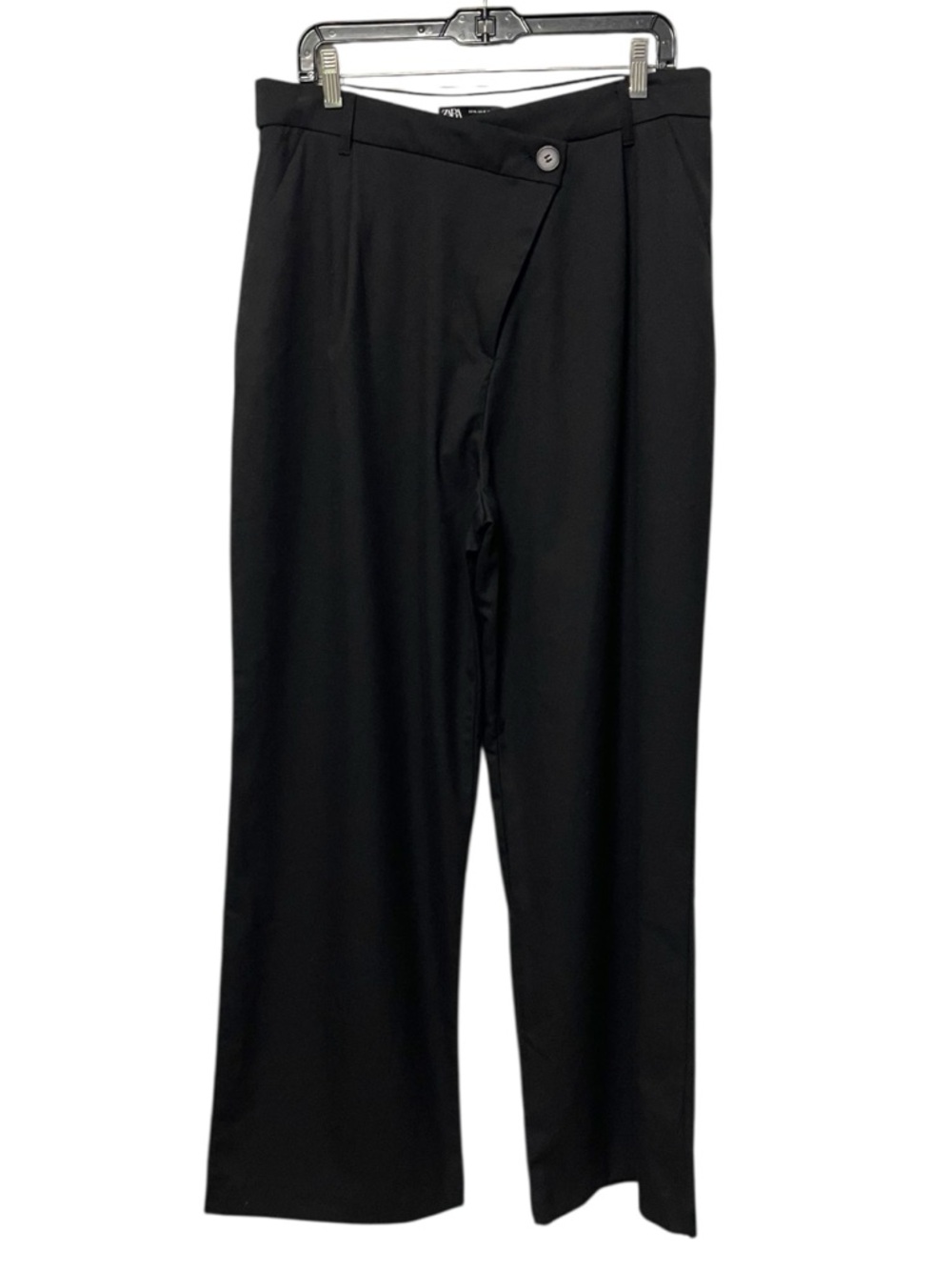 NWT ZARA Asymmetric Waist Wide Leg Trouser Pants XL